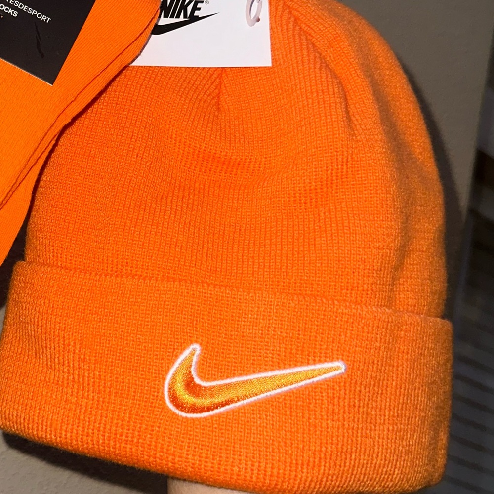 Orange beanie